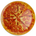 Placa redonda de la pizza de la melamina de 14inch